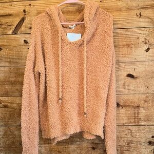 NWT POL Fleece Hoodie Fuzzy Relaxed Fit